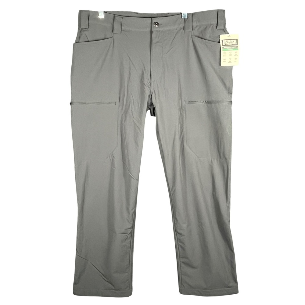 Duluth Trading‎ Co Flexpedition Lined Cargo Pants Mens Gray Fleece Lined Stretch